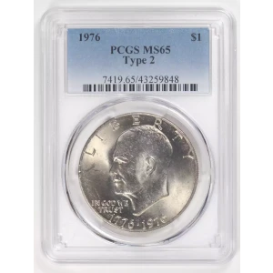 Dollars---Eisenhower 1971-1978 Copper-Nickel- 1 Dollar