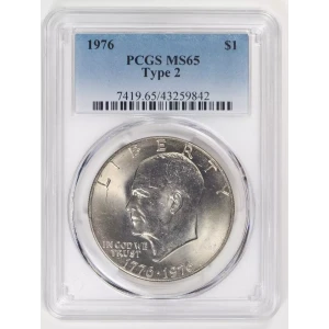 Dollars---Eisenhower 1971-1978 Copper-Nickel- 1 Dollar