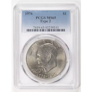 Dollars---Eisenhower 1971-1978 Copper-Nickel- 1 Dollar