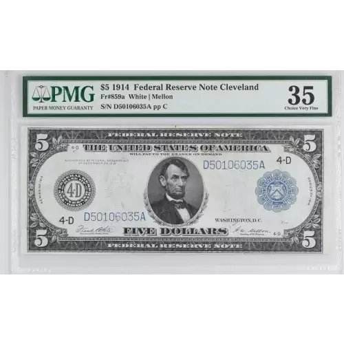 Federal Reserve Note Cleveland