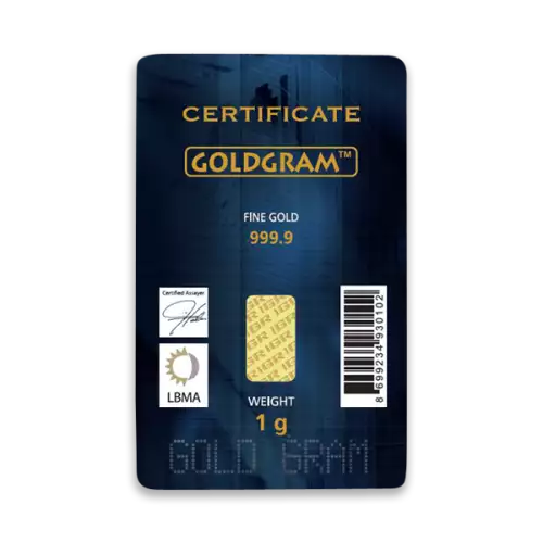 Generic 1g Gold Bar