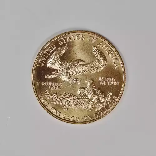Gold Bullion-Gold Eagles--$25 Gold Eagle 1/2 oz -Gold- 25 Dollar (2)
