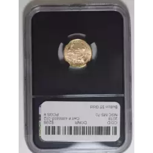 Gold Bullion-Gold Eagles--$5 Gold Eagle 1/10 oz -Gold- 5 Dollar (2)