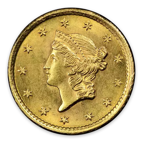 Gold Dollar (1849 - 1889) - AU