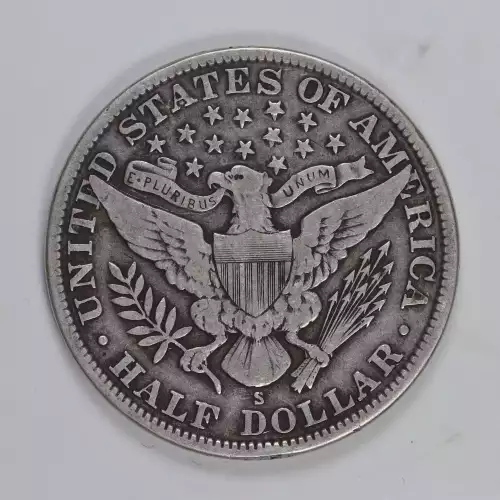 Half Dollars---Barber 1892-1915 -Silver- 0.5 Dollar (2)