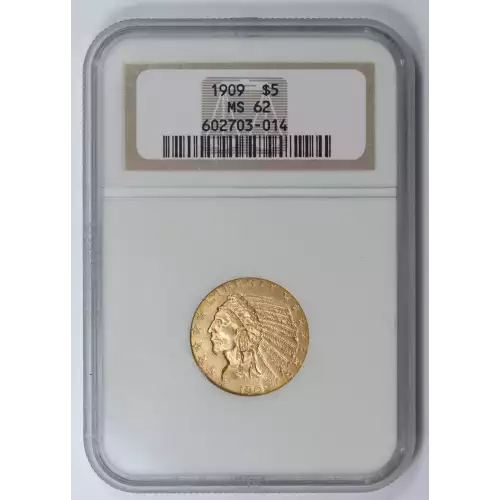 Half Eagles---Indian Head 1908-1929 -Gold- 5 Dollar