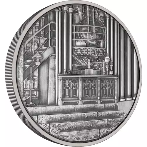 HOGWARTS - 2022 3oz Dumbledore's Office Silver Coin (2)