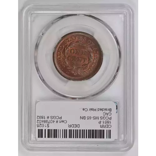 Large Cents - Braided Hair Cent (1839-1857) (3)