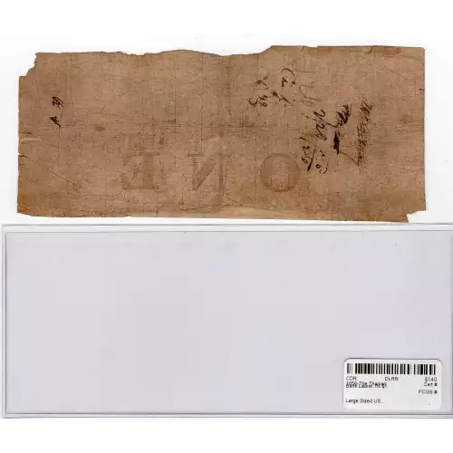 Large Sized US Paper Money