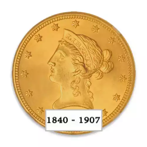 Liberty Head $2.5 (1840 - 1907) - MS+