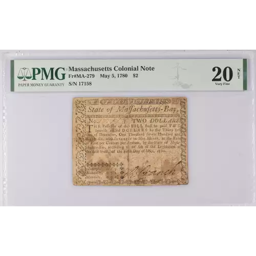 Massachusetts Colonial Note