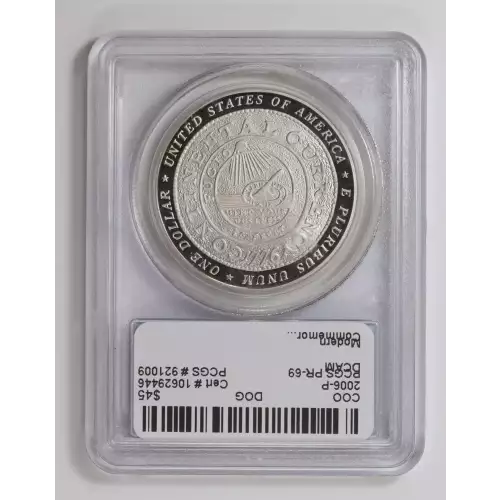 Modern Commemoratives --- Benjamin Franklin Tercentenary 2006 -Silver- 1 Dollar (2)