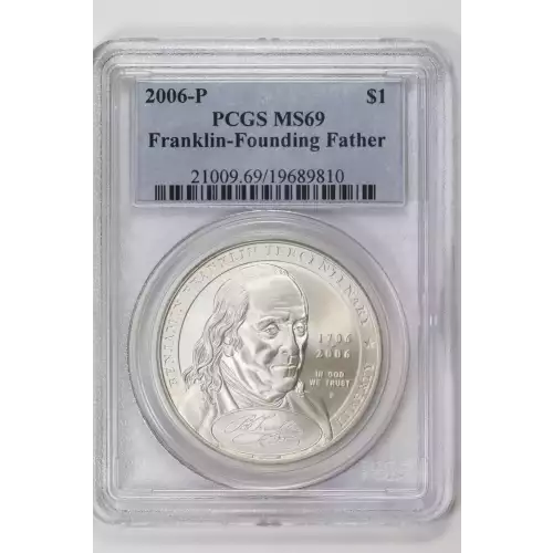 Modern Commemoratives --- Benjamin Franklin Tercentenary 2006 -Silver- 1 Dollar