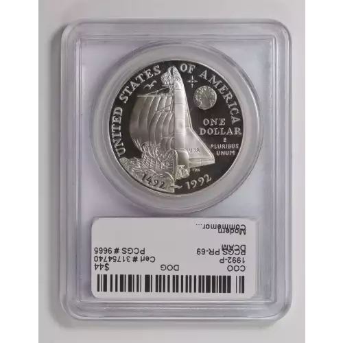 Modern Commemoratives --- Christopher Columbus Quincentenary 1992 -Silver- 1 Dollar (2)
