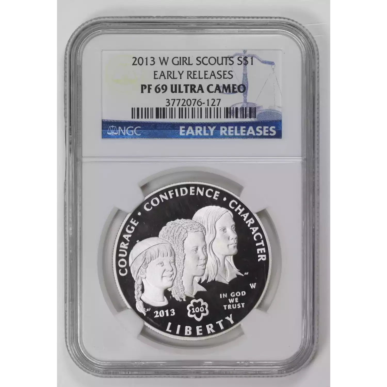 Modern Commemoratives --- Girl Scouts of the U.S.A. 2013 -Silver- 1 Dollar
