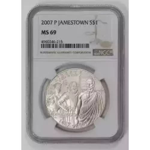 Modern Commemoratives --- Jamestown 400th Anniversary 2007 -Silver- 1 Dollar