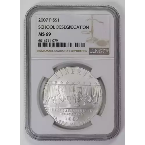 Modern Commemoratives --- Little Rock Central High School Desegregation 2007 -Silver- 1 Dollar