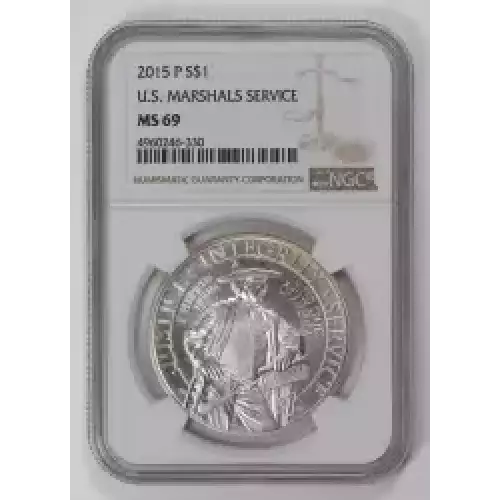 Modern Commemoratives --- U.S. Marshals Service 225th Anniversary 2015 -Silver- 1 Dollar