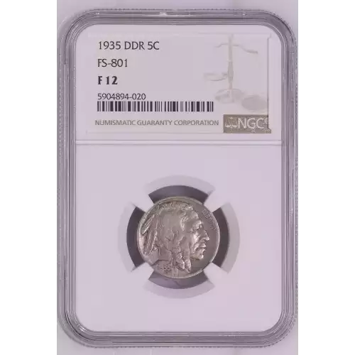 Nickel Five Cent Pieces-Indian Head or Buffalo