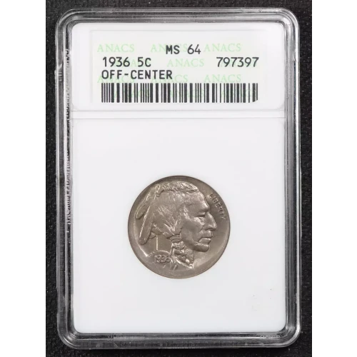 Nickel Five Cent Pieces-Indian Head or Buffalo