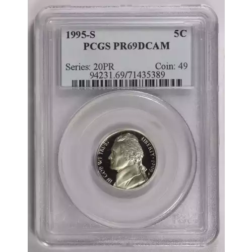 Nickel Five Cent Pieces-Jefferson
