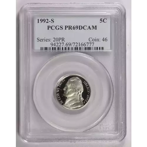 Nickel Five Cent Pieces-Jefferson