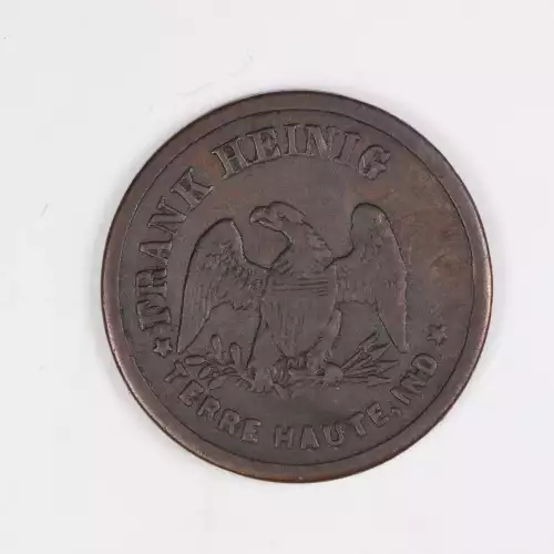 Private Tokens -Civil War Tokens (1860s)-By Composition-Copper-Nickel-- 1 Token (2)