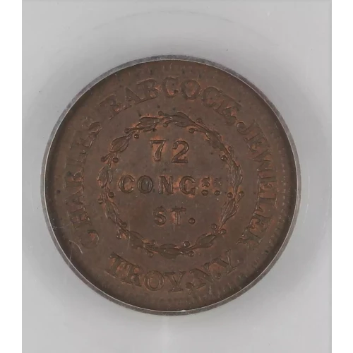 Private Tokens -Civil War Tokens (1860s)-Store Cards-New York -- 1 Token (2)