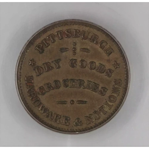 Private Tokens -Civil War Tokens (1860s)-Store Cards-Pennsylvania -- 1 Token