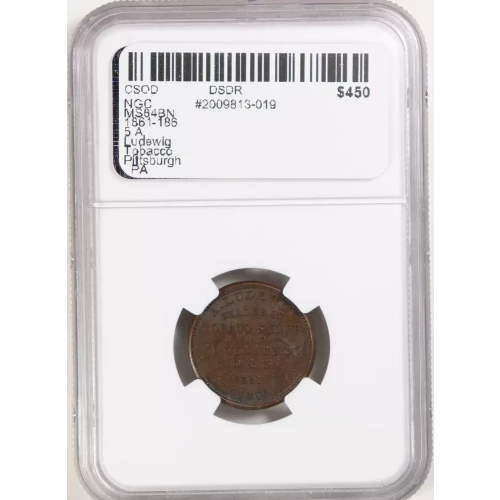 Private Tokens -Civil War Tokens (1860s)-Store Cards-Pennsylvania -- 1 Token (4)