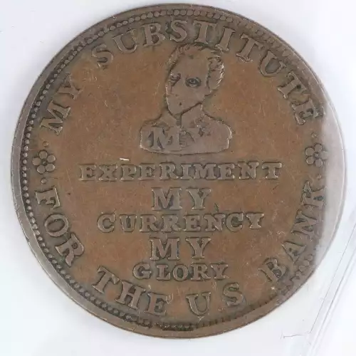 Private Tokens -Hard Times Tokens (1832-1844)-Andrew Jackson Copper (2)