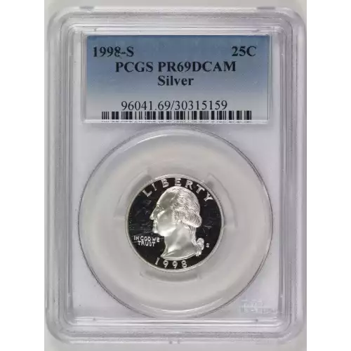 Quarter Dollars-Washington --Proofs and Mint State Silver - 1965 - Present -Silver- 0.25 Dollar