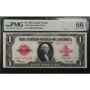 $1 1923 Small Red, scalloped Legal Tender Issues 40 (2)