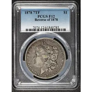 1878 7TF $1 Reverse of 1878 (3)