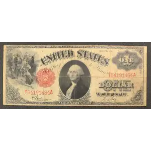 $1 1917 Small Red, scalloped Legal Tender Issues 39 (3)