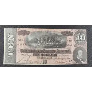 $10   Issues of the Confederate States of America CS-68 (2)