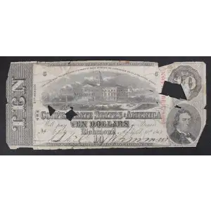 $10   Issues of the Confederate States of America CS-59 (3)