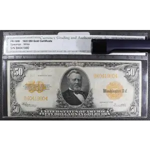 $50 1922 Gold Gold Certificates 1200 (2)