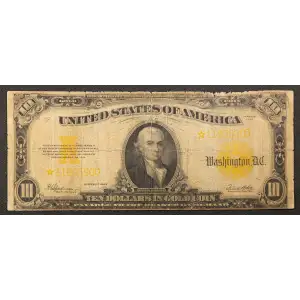 $10 1922 Gold Gold Certificates 1173* (3)