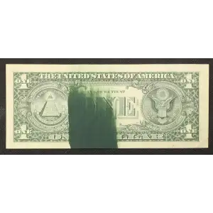 $1 1995 Green seal. Small Size $1 Federal Reserve Notes 1921-E (3)