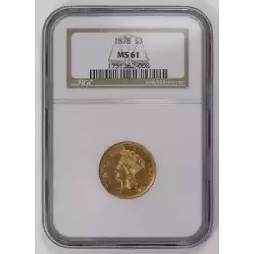 Three Dollar Gold Pieces---Indian Princess Head 1854-1889 -Gold- 3 Dollar
