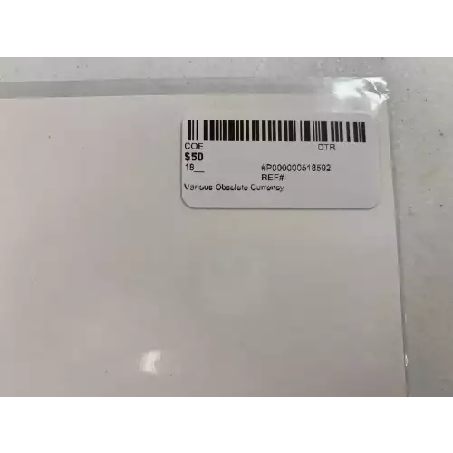 Various Obsolete Currency (2)