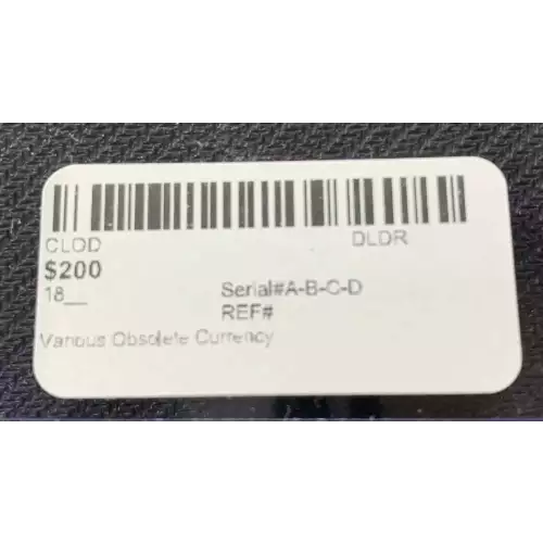 Various Obsolete Currency