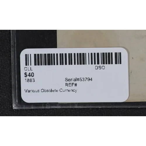 Various Obsolete Currency