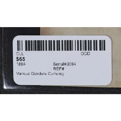 Various Obsolete Currency