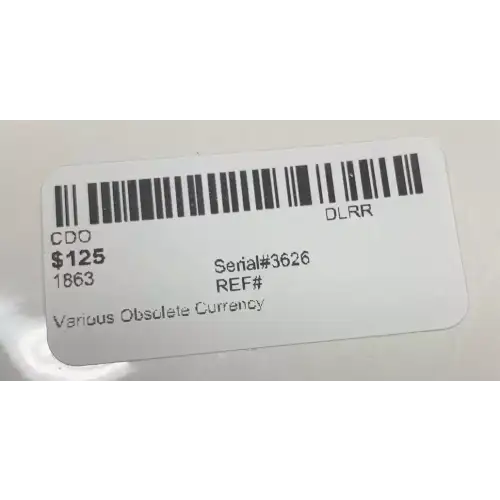 Various Obsolete Currency (3)